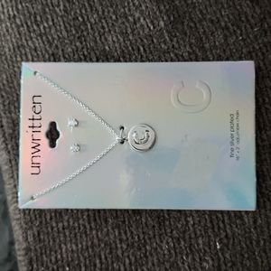Unwritten "C" initial Necklace